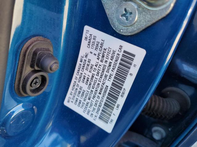 2015 HONDA CIVIC LX - 2HGFB2F51FH556004