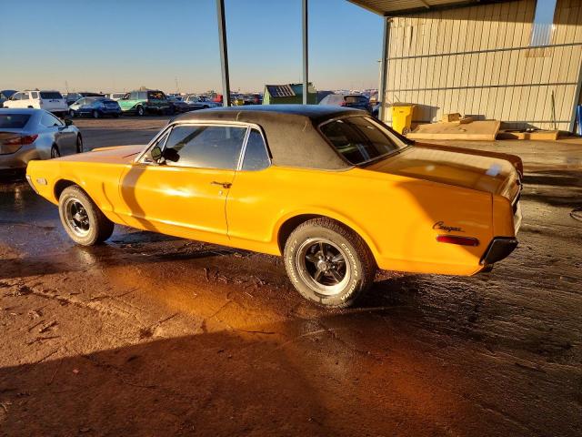 MERCURY COUGAR 1968 yellow   8R91F521320 photo #3