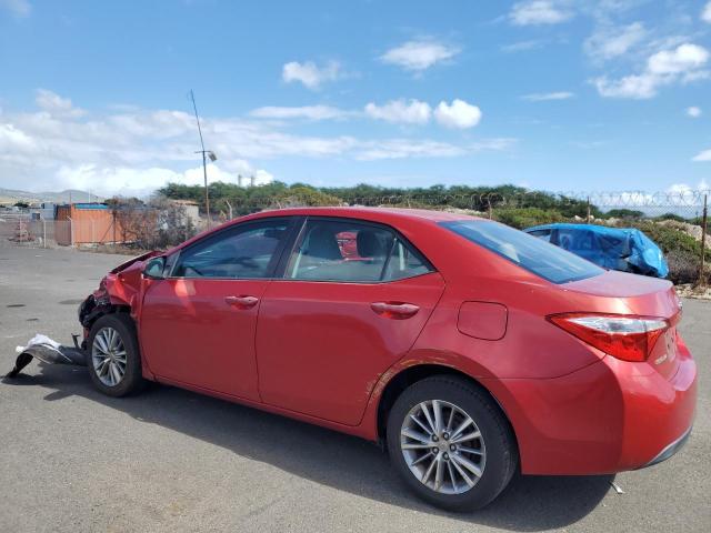 TOYOTA COROLLA L 2014 red  gas 5YFBURHE6EP133182 photo #3