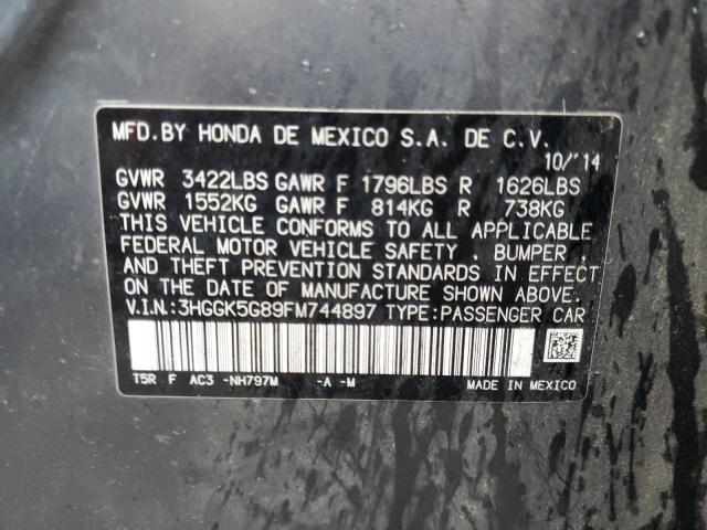 2015 HONDA FIT EX - 3HGGK5G89FM744897