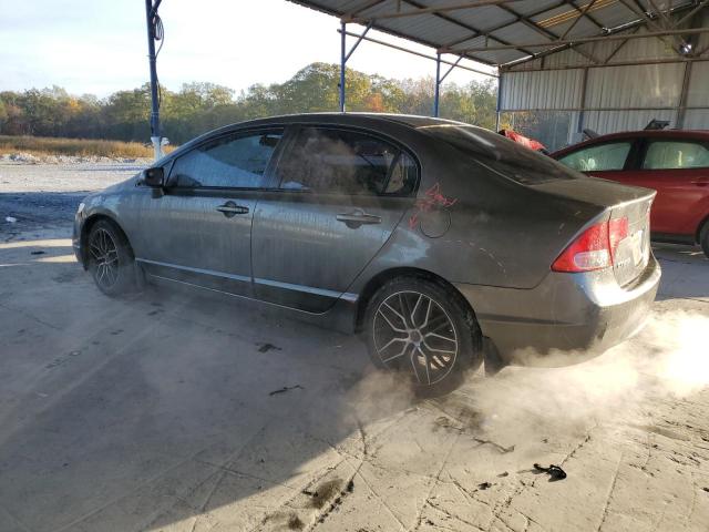 HONDA CIVIC LX 2008 charcoal  gas 1HGFA16578L048963 photo #3