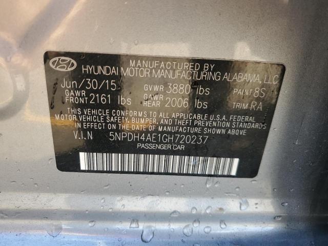 2016 HYUNDAI ELANTRA SE - 5NPDH4AE1GH720237