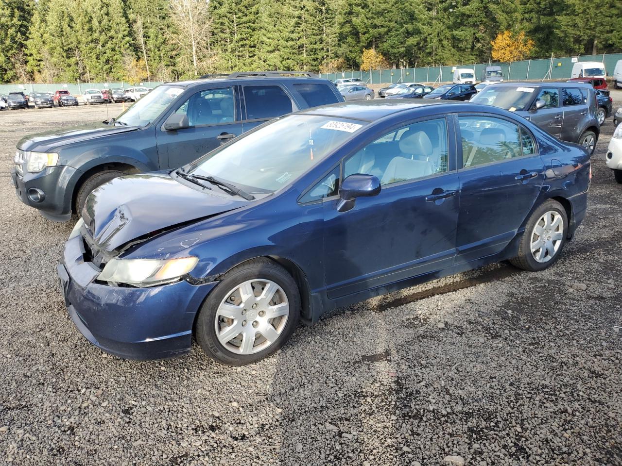 Lot #2991238104 2008 HONDA CIVIC LX