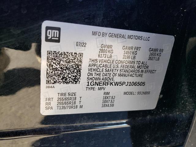 2023 CHEVROLET TRAVERSE L - 1GNERFKW5PJ106505