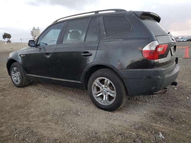 BMW X3 3.0I 2004 black 4dr spor gas WBXPA93424WA61843 photo #3