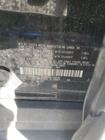 2021 TOYOTA RAV4 LE - 2T3LWRFVXMW110008