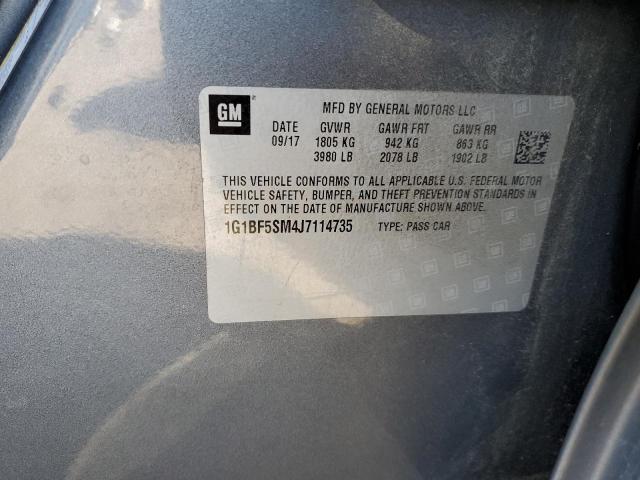 2018 CHEVROLET CRUZE PREM - 1G1BF5SM4J7114735