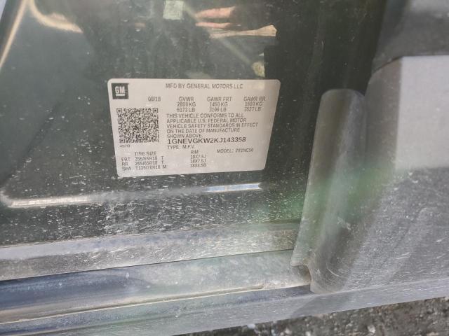 2019 CHEVROLET TRAVERSE L - 1GNEVGKW2KJ143358