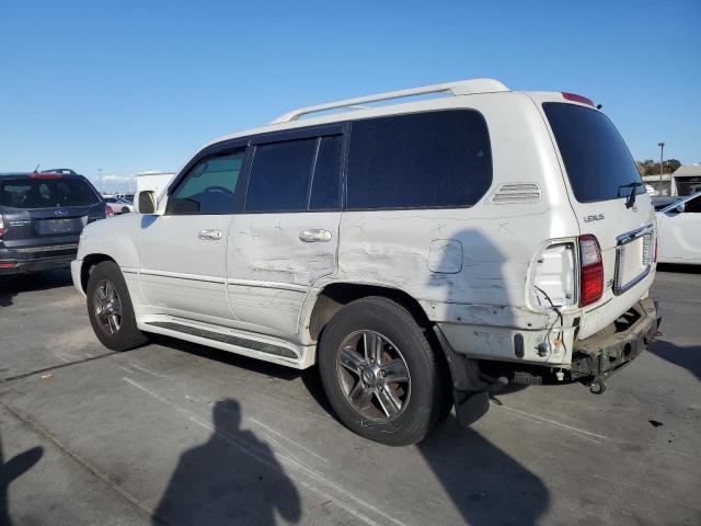 LEXUS LX 470 2005 white  gas JTJHT00W353553193 photo #3