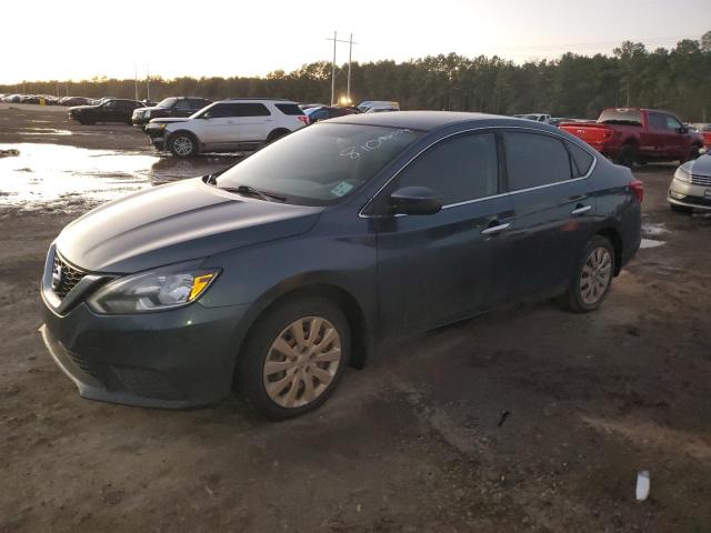 NISSAN SENTRA S 2017 blue  gas 3N1AB7AP4HY295711 photo #1