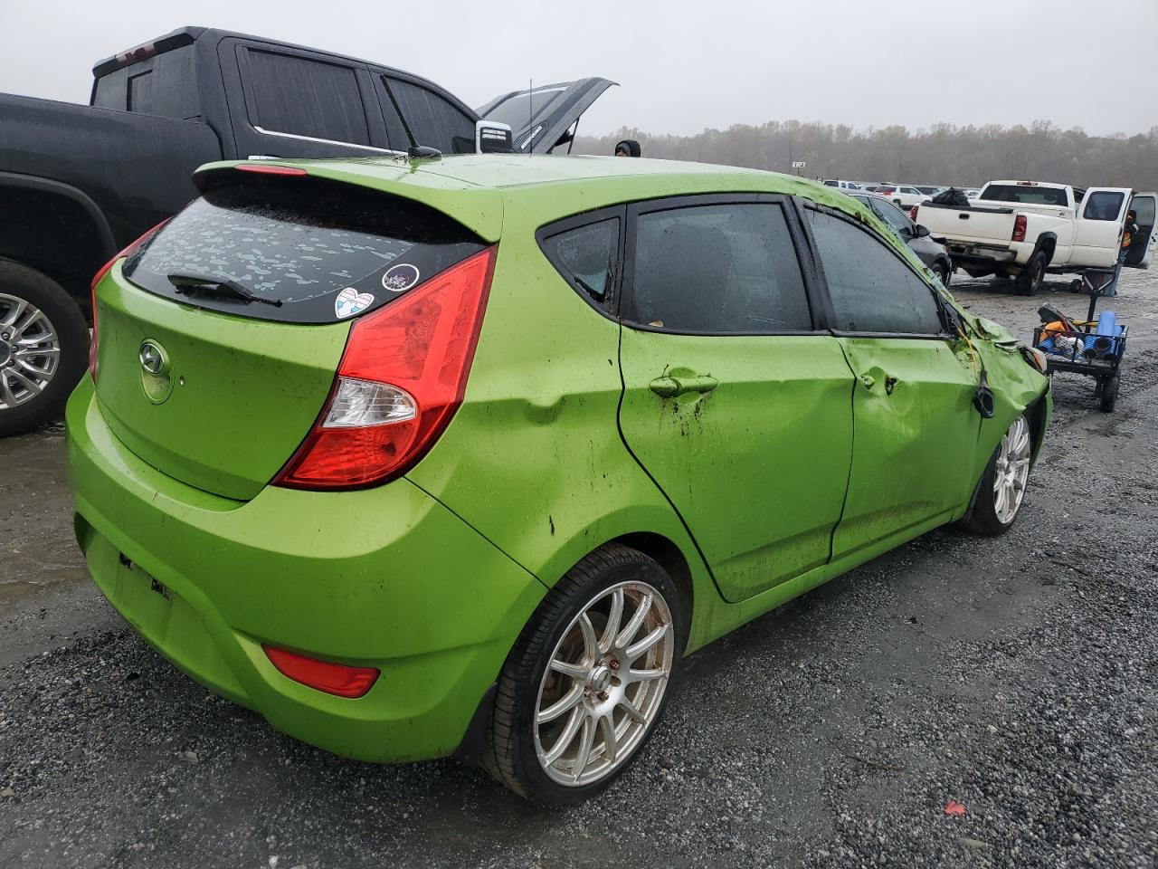 Lot #2972206171 2012 HYUNDAI ACCENT GLS