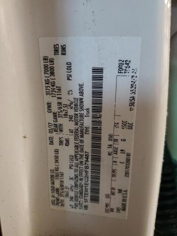 2017 FORD F150 SUPER - 1FTEW1EG2HFB79487