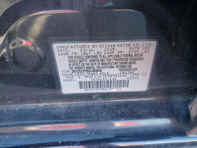 2016 NISSAN VERSA NOTE - 3N1CE2CP8GL394026