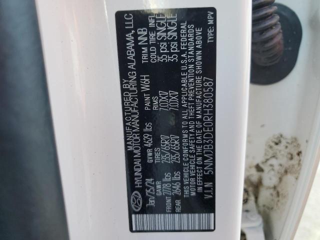 2024 HYUNDAI TUCSON SEL - 5NMJB3DE0RH380587