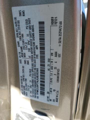 2018 FORD ESCAPE S - 1FMCU0F74JUB35395