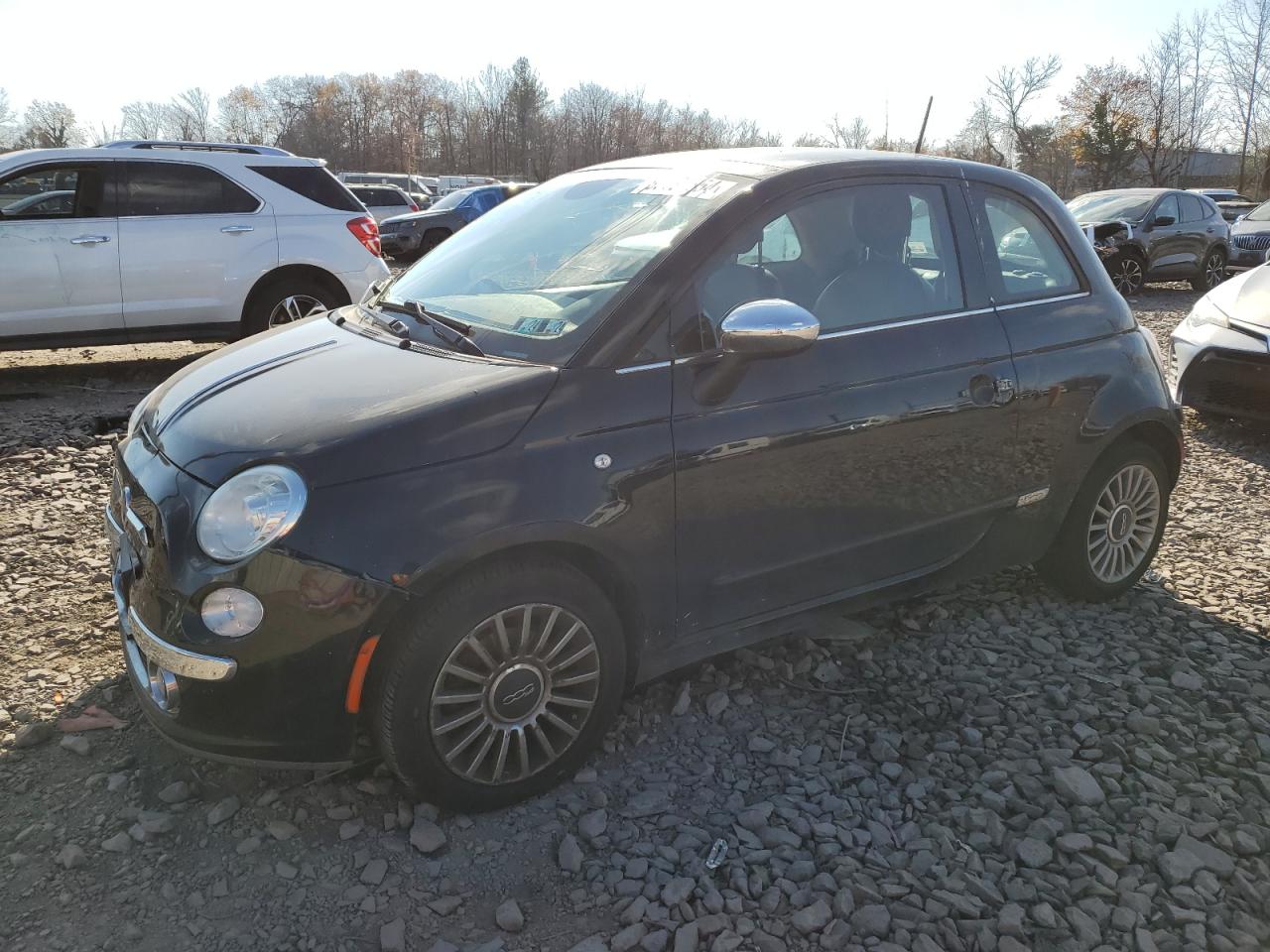 Lot #3029693138 2015 FIAT 500 LOUNGE