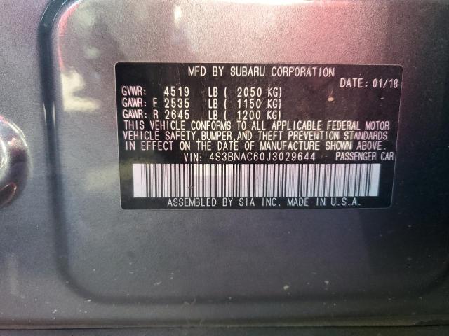 2018 SUBARU LEGACY 2.5 - 4S3BNAC60J3029644