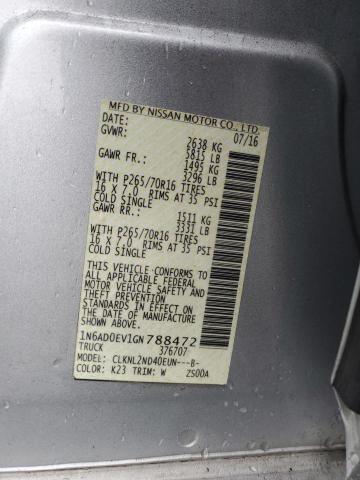 2016 NISSAN FRONTIER S - 1N6AD0EV1GN788472