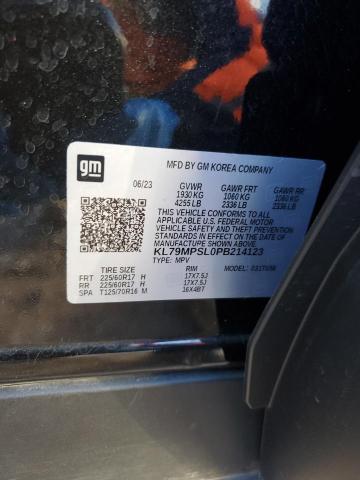 2023 CHEVROLET TRAILBLAZE - KL79MPSL0PB214123