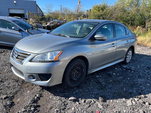 NISSAN SENTRA S 2014 gray sedan 4d gas 3N1AB7AP4EY279455 photo #3