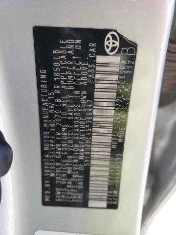 2016 TOYOTA COROLLA L - 5YFBURHE4GP366447