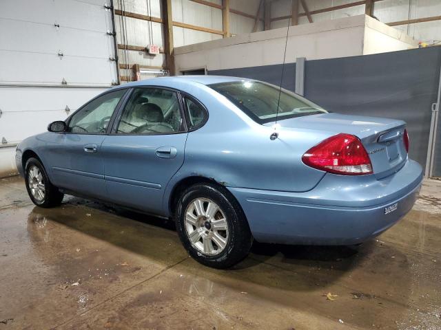 FORD TAURUS SEL 2005 blue sedan 4d flexible fuel 1FAFP56295A278060 photo #3