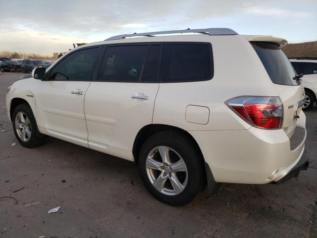 TOYOTA HIGHLANDER 2008 white  hybrid engine JTEEW44A482009438 photo #3