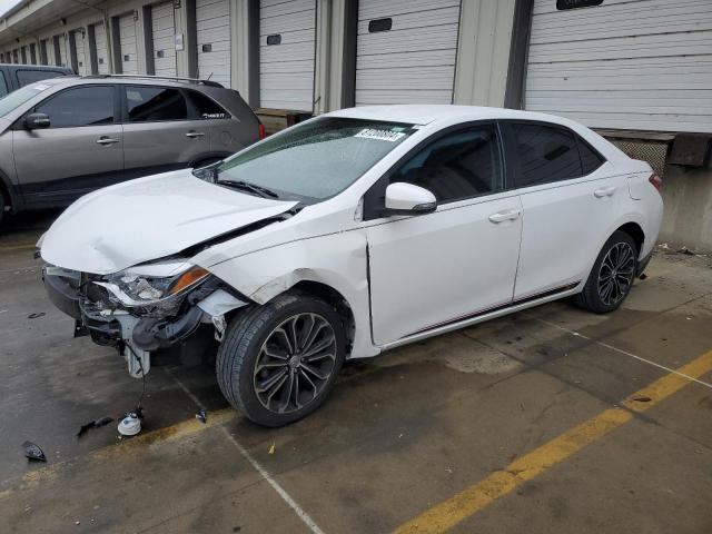 TOYOTA COROLLA L 2016 white  gas 2T1BURHE6GC527106 photo #1