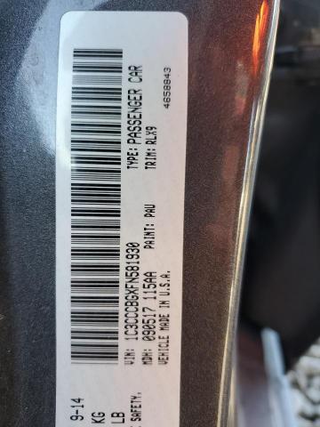 2015 CHRYSLER 200 S - 1C3CCCBGXFN581930