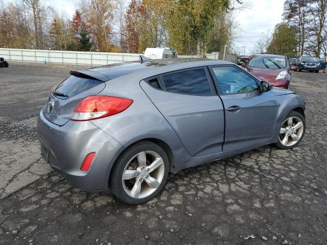 HYUNDAI VELOSTER 2015 gray  gas KMHTC6ADXFU244499 photo #4