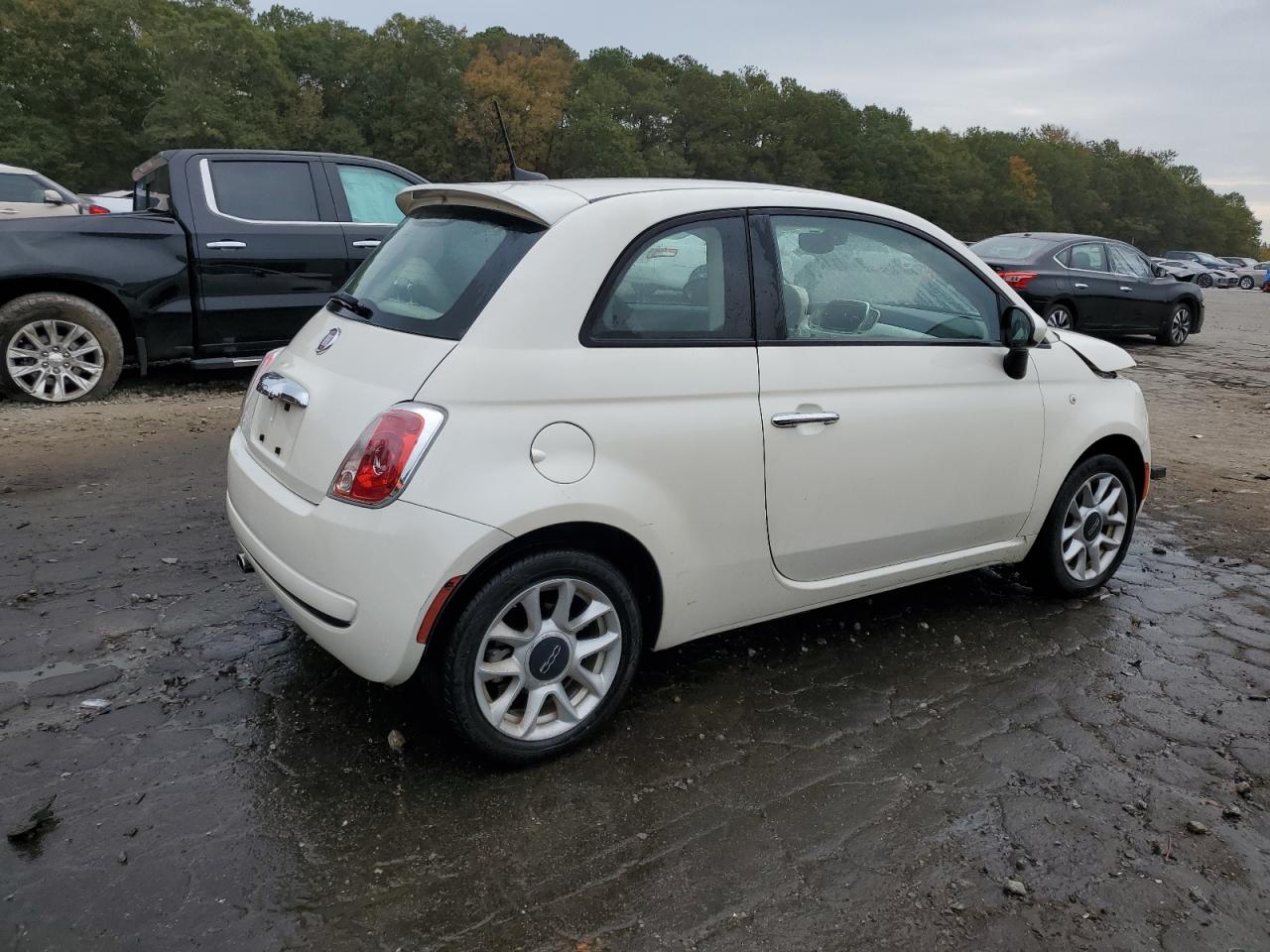 Lot #3006389147 2016 FIAT 500 EASY