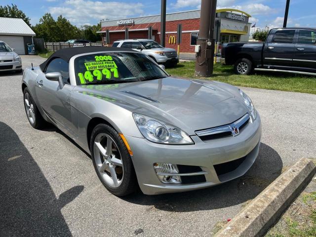 SATURN SKY 2008 silver roadster gas 1G8MB35B68Y100988 photo #1