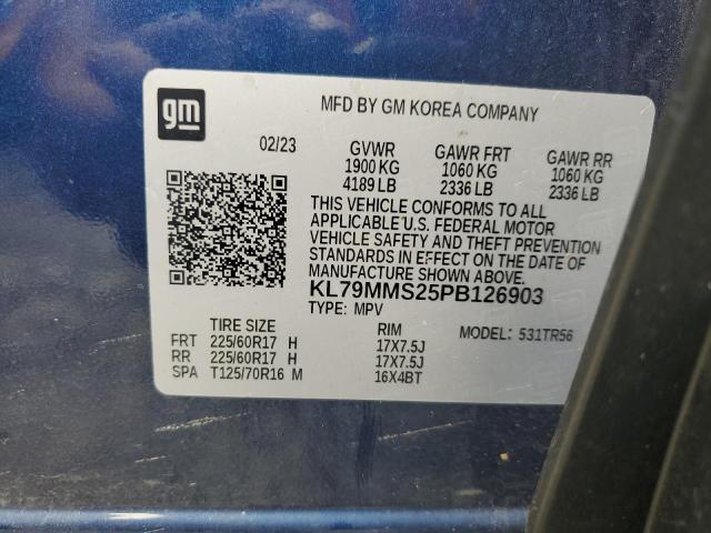 2023 CHEVROLET TRAILBLAZE - KL79MMS25PB126903