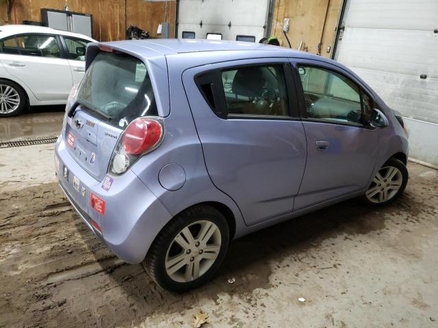 CHEVROLET SPARK 1LT 2014 blue  gas KL8CD6S97EC576618 photo #4