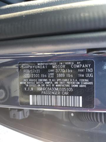 2021 HYUNDAI VENUE SEL - KMHRC8A30MU105105