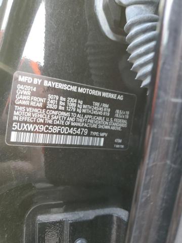 2015 BMW X3 XDRIVE2 - 5UXWX9C58F0D45479