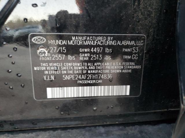 2015 HYUNDAI SONATA SE - 5NPE24AF2FH174836