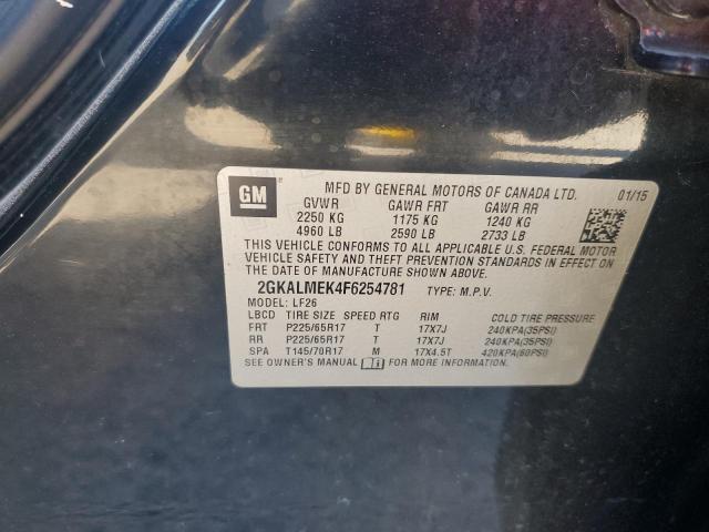 2015 GMC TERRAIN SL - 2GKALMEK4F6254781