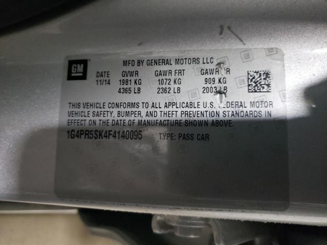 2015 BUICK VERANO CON 1G4PR5SK4F4140095