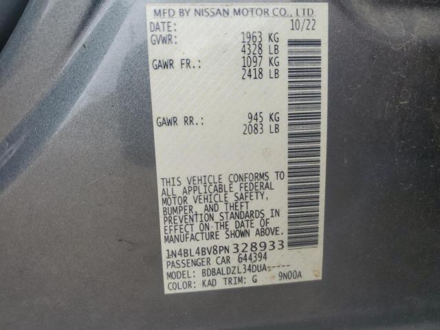 VIN 1N4BL4BV8PN328933 2023 Nissan Altima, S no.13