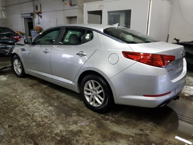 KIA OPTIMA LX 2013 silver  gas KNAGM4A71D5370434 photo #3