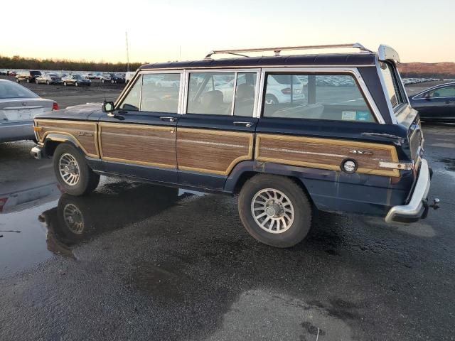 JEEP GRAND WAGO 1987 blue  gas 1JCNJ15U2HT153606 photo #3