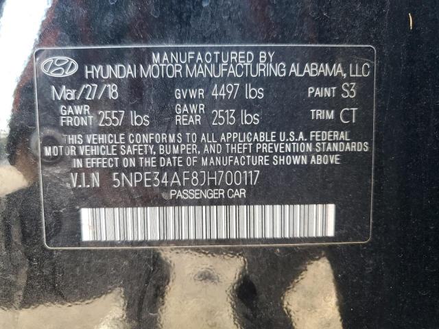 2018 HYUNDAI SONATA SPO - 5NPE34AF8JH700117