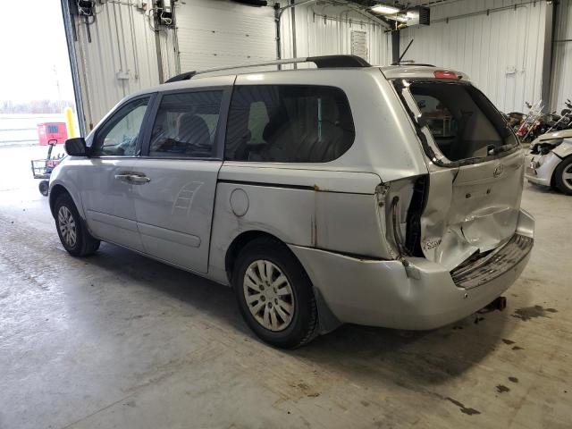 KIA SEDONA LX 2011 silver  gas KNDMG4C70B6398467 photo #3