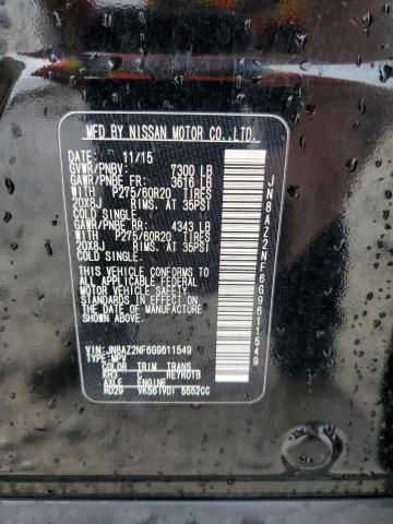 2016 INFINITI QX80 - JN8AZ2NF6G9611549