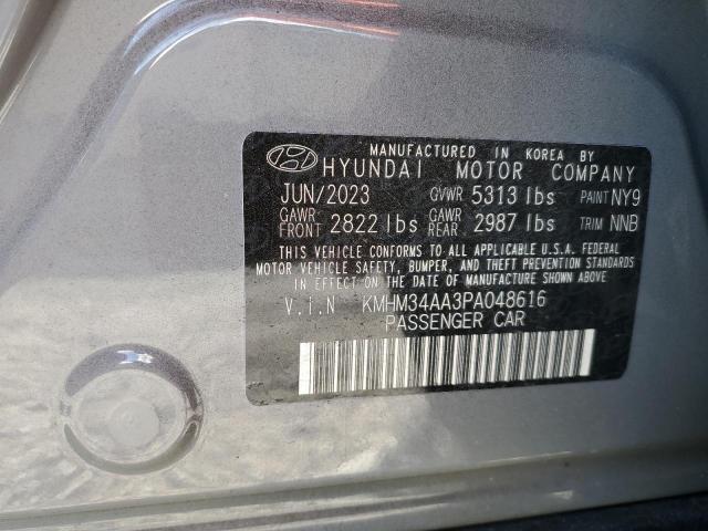 VIN KMHM34AA3PA048616 2023 HYUNDAI IONIQ 6 SE no.13