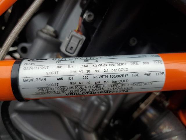 2015 KTM 690 DUKE VBKLDT401FM771774