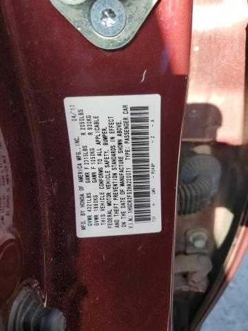 2017 HONDA ACCORD SPO - 1HGCR2F52HA220071