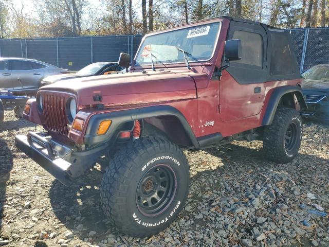 JEEP WRANGLER / 1998 red 2dr spor gas 1J4FY19S8WP702588 photo #1