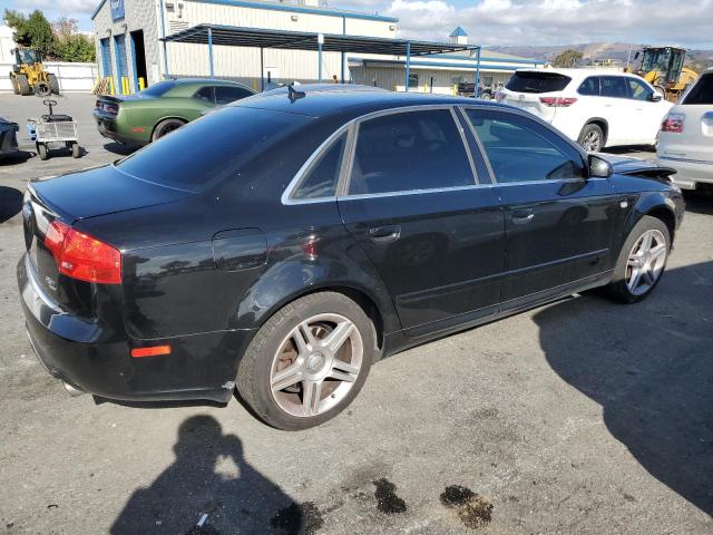 AUDI A4 2.0T QU 2008 black  gas WAUDF78E98A102215 photo #4